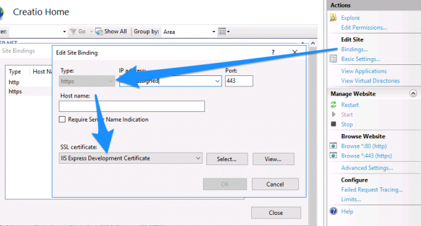 How to Run a Local Development Creatio Installation using HTTPS ...